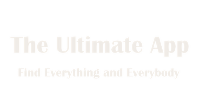 The Ultimate App: Find Everything and Everybody Logo