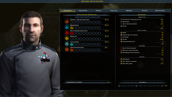 Скриншот из Galactic Civilizations III