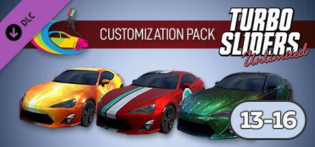 Turbo Sliders Unlimited - Customization Pack 13-16 cover art