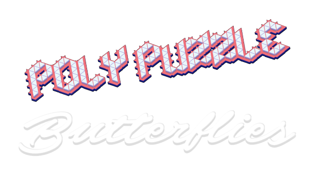 Poly Puzzle: Butterflies Logo