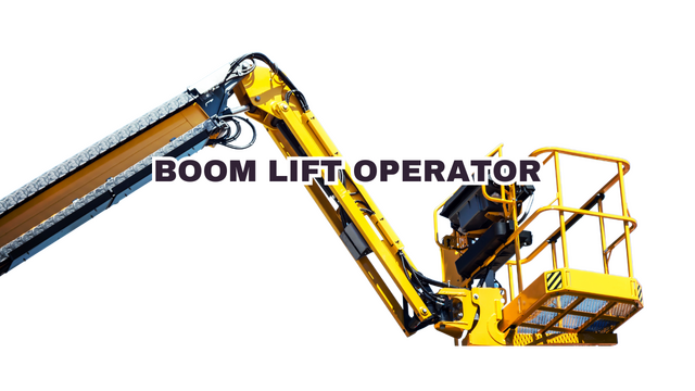 Boom Lift Operator Logo
