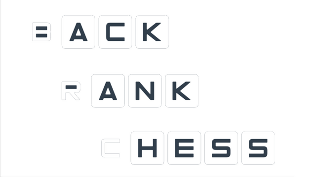 Back Rank Chess Logo