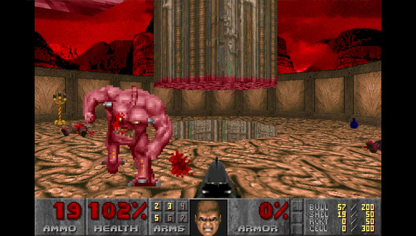 Скриншот из DOOM (1993)