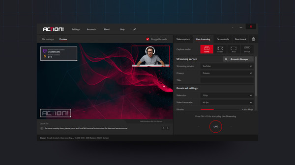 Action! - Gameplay Recording and Streamingfor windows and Linux 1
