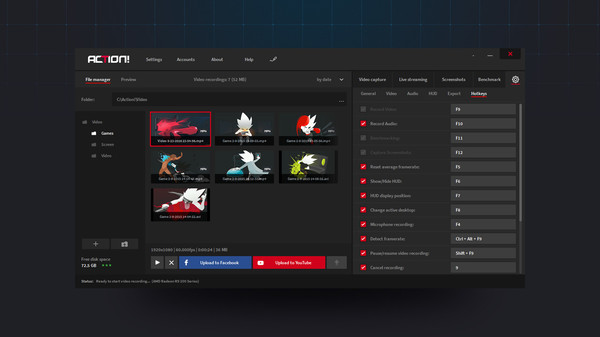 Action! - Gameplay Recording and Streaming game for windows Pc 1