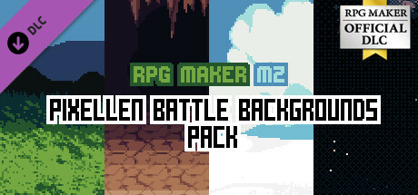 RPG Maker MZ - PIXELLEN BATTLE BACKGROUNDS PACK cover art