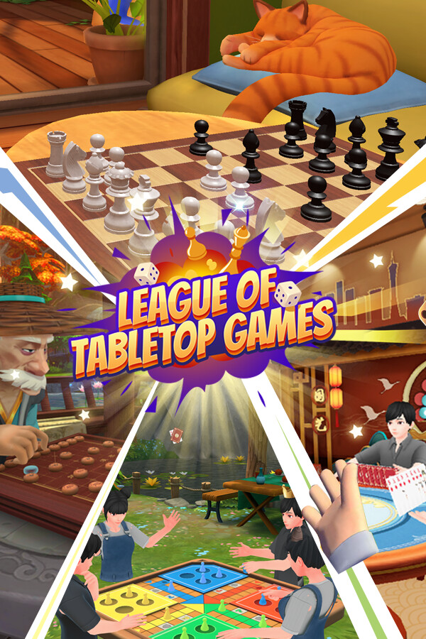 Steam portrait for League of Tabletop Games VR.