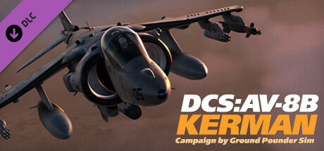 DCS: DCS: AV-8B Kerman Campaign by Ground Pounder Sim cover art