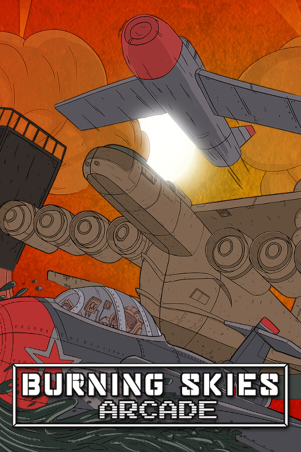 Steam portrait for Burning Skies Arcade.