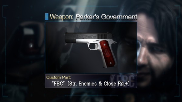 【图】Resident Evil: Revelations Parker’s Government Handgun + Custom Part: “FBC”(截图1)