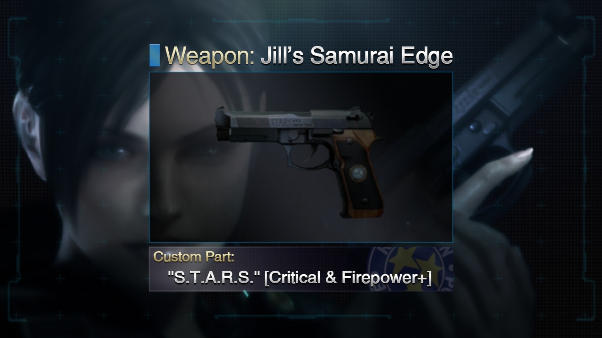 Resident Evil Revelations Jills Samurai Edge Custom Part