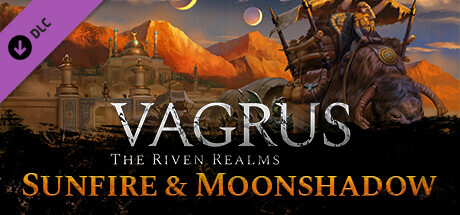 Vagrus - The Riven Realms Sunfire and Moonshadow cover art