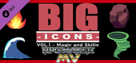 RPG Maker MV - Big Icons Vol 1 - Magic and Skills cover art
