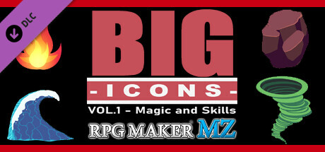 RPG Maker MZ - Big Icons Vol 1 - Magic and Skills cover art