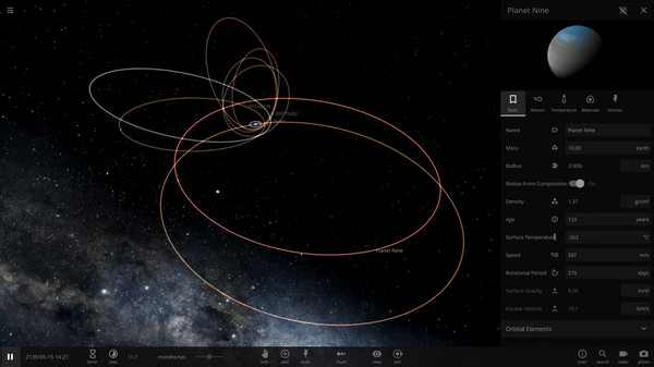 Скриншот из Universe Sandbox