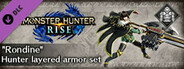 Monster Hunter Rise - "Rondine" Hunter layered armor set