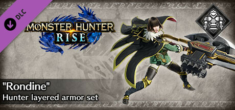 Monster Hunter Rise - "Rondine" Hunter layered armor set cover art