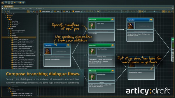 articy:draft game for windows Pc 1