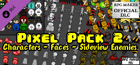 RPG Maker MV - Pixel Pack 2 Characters - Faces - Sideview Enemies cover art