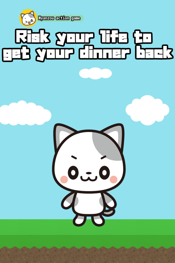 Risk your life to get your dinner back -Nyanzou action game- for steam