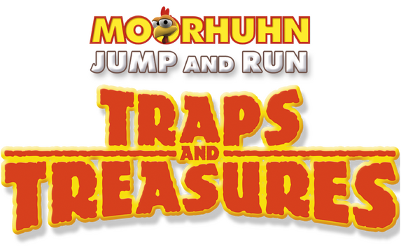 Moorhuhn 'Traps and Treasures' Logo