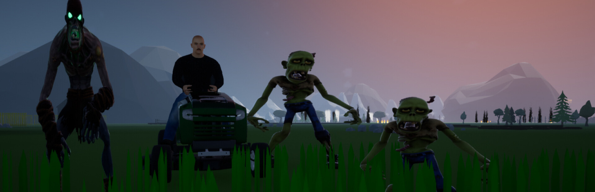 Lawnmower Game: Zombies