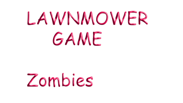 Lawnmower Game: Zombies Logo