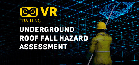Underground roof fall hazard assessment VR Training cover art