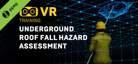 Underground roof fall hazard assessment VR Training Free cover art