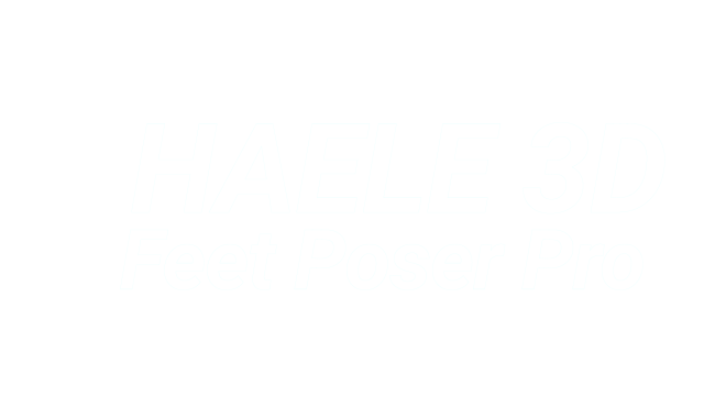 HAELE 3D - Feet Poses Pro - Drawing References Logo