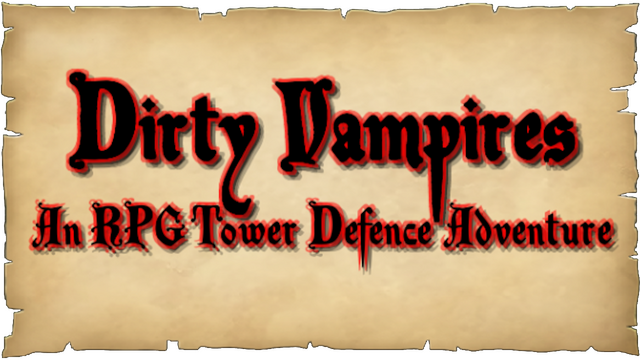 Dirty Vampires - An RPG Tower Defence Adventure Logo