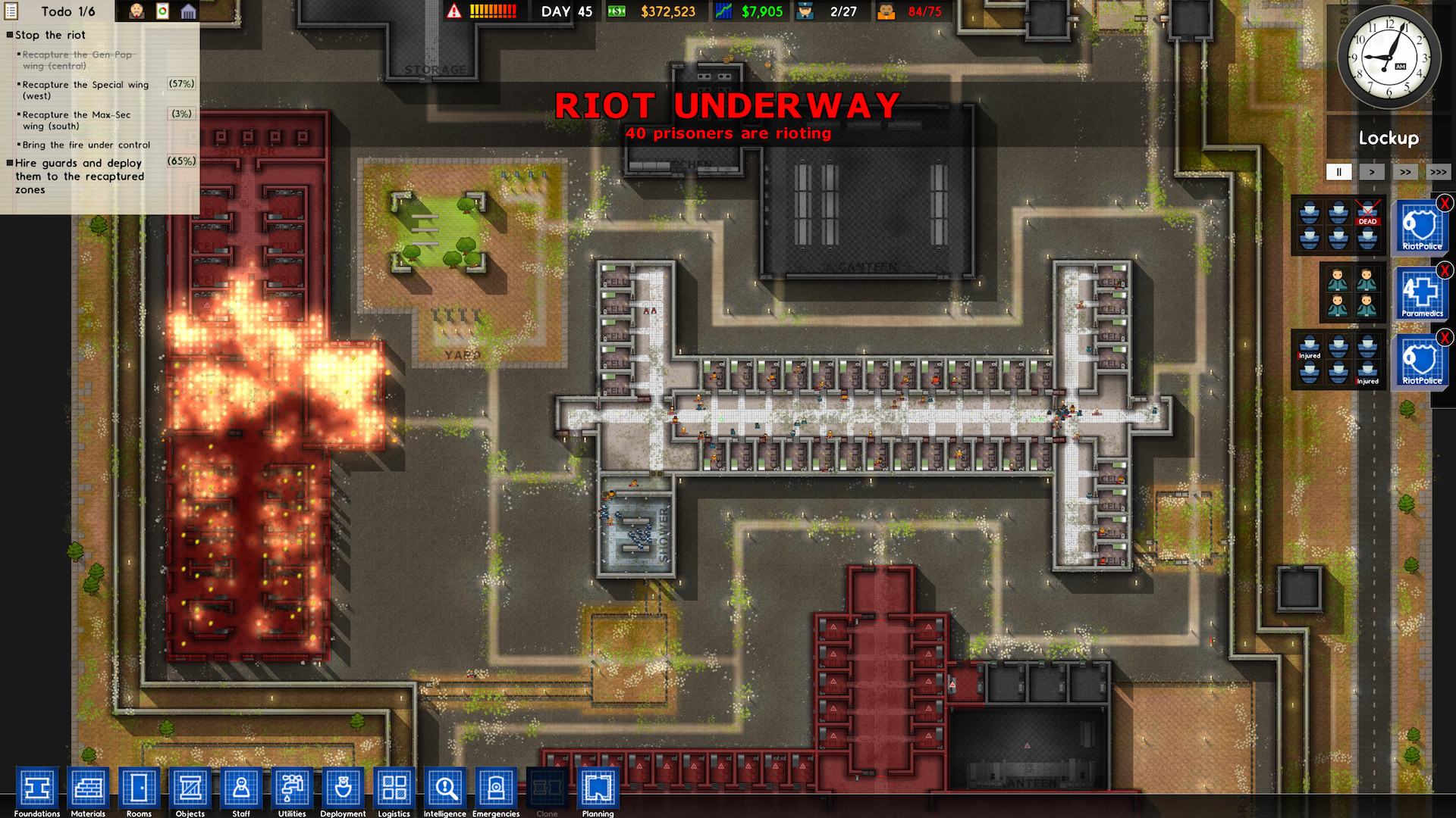 Prison architect тормозит