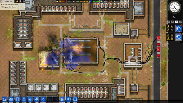 Скриншот из Prison Architect