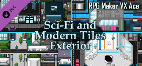 RPG Maker VX Ace - Sci-Fi and Modern Tileset - Exterior cover art