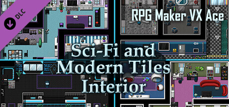 RPG Maker VX Ace - Sci-Fi and Modern Tileset - Interior cover art