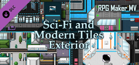 RPG Maker MV - Sci-Fi and Modern Tileset - Exterior cover art