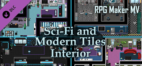 RPG Maker MV - Sci-Fi and Modern Tileset - Interior cover art