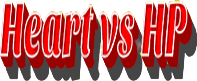 Heart vs HP Logo