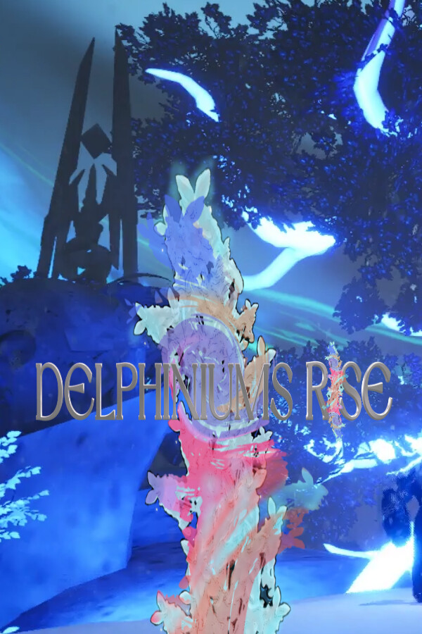 Steam portrait for Delphiniums Rise.