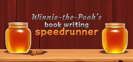 Winnie-the-Pooh's book writing speedrunner cover art