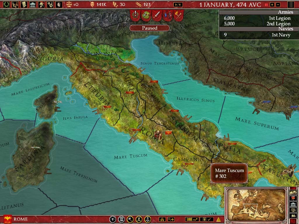 Europa Universalis: Rome - Gold Edition Resimleri 