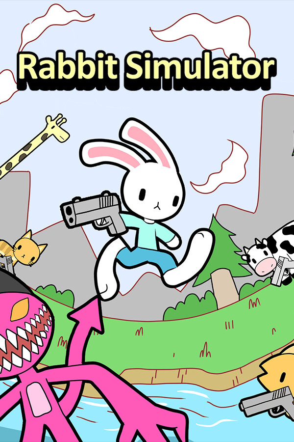 Steam portrait for Rabbit Simulator.
