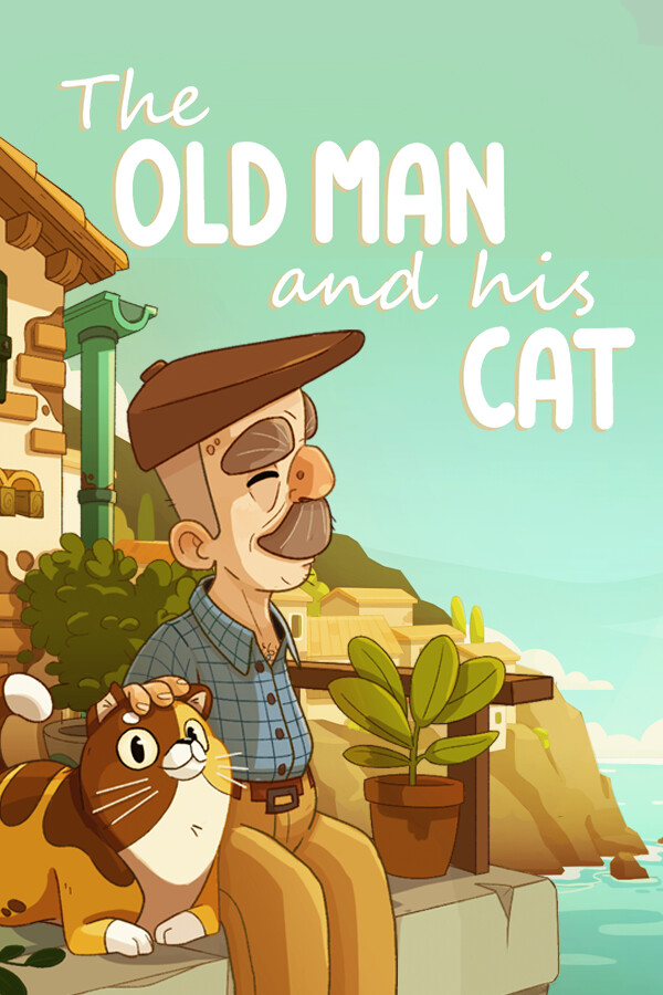Steam portrait for The Old Man and His Cat.