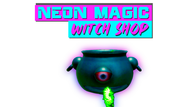 Neon Magic: Witch shop Logo