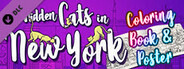Hidden Cats in New York - Printable PDF Coloring Book and Poster