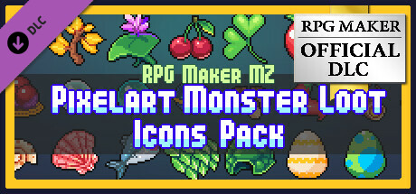 RPG Maker MZ - PIXELART MONSTER LOOT ICONS PACK cover art