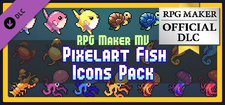 RPG Maker MV - PIXELART FISH ICONS PACK cover art