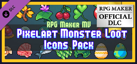 RPG Maker MV - PIXELART MONSTER LOOTS ICONS PACK cover art