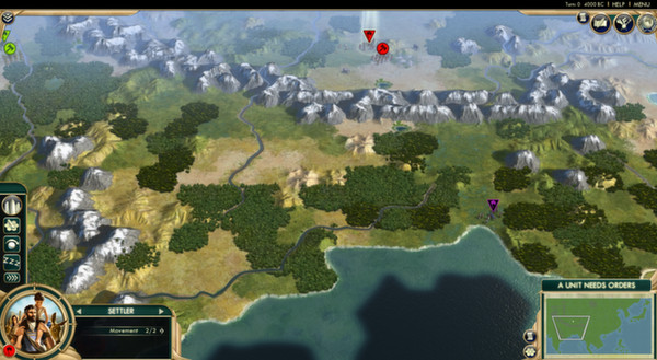 Скриншот из Civilization V - Scrambled Continents Map Pack
