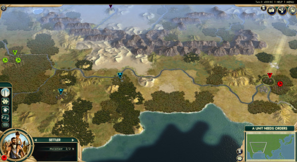 Скриншот из Civilization V - Scrambled Continents Map Pack